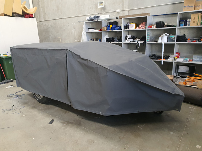 Custom Camper Cover Design, Build and Fitout